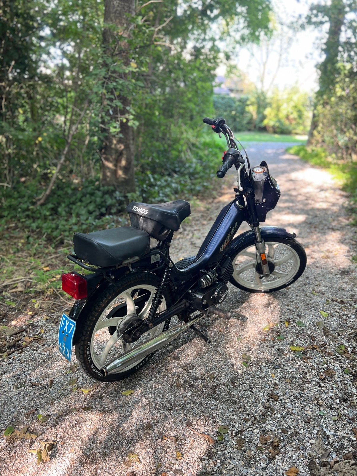 Tomos A35 Quadro 50cc - Blauwe Plaat, Ophalen, Gebruikt, 2 versnellingen, Quadro