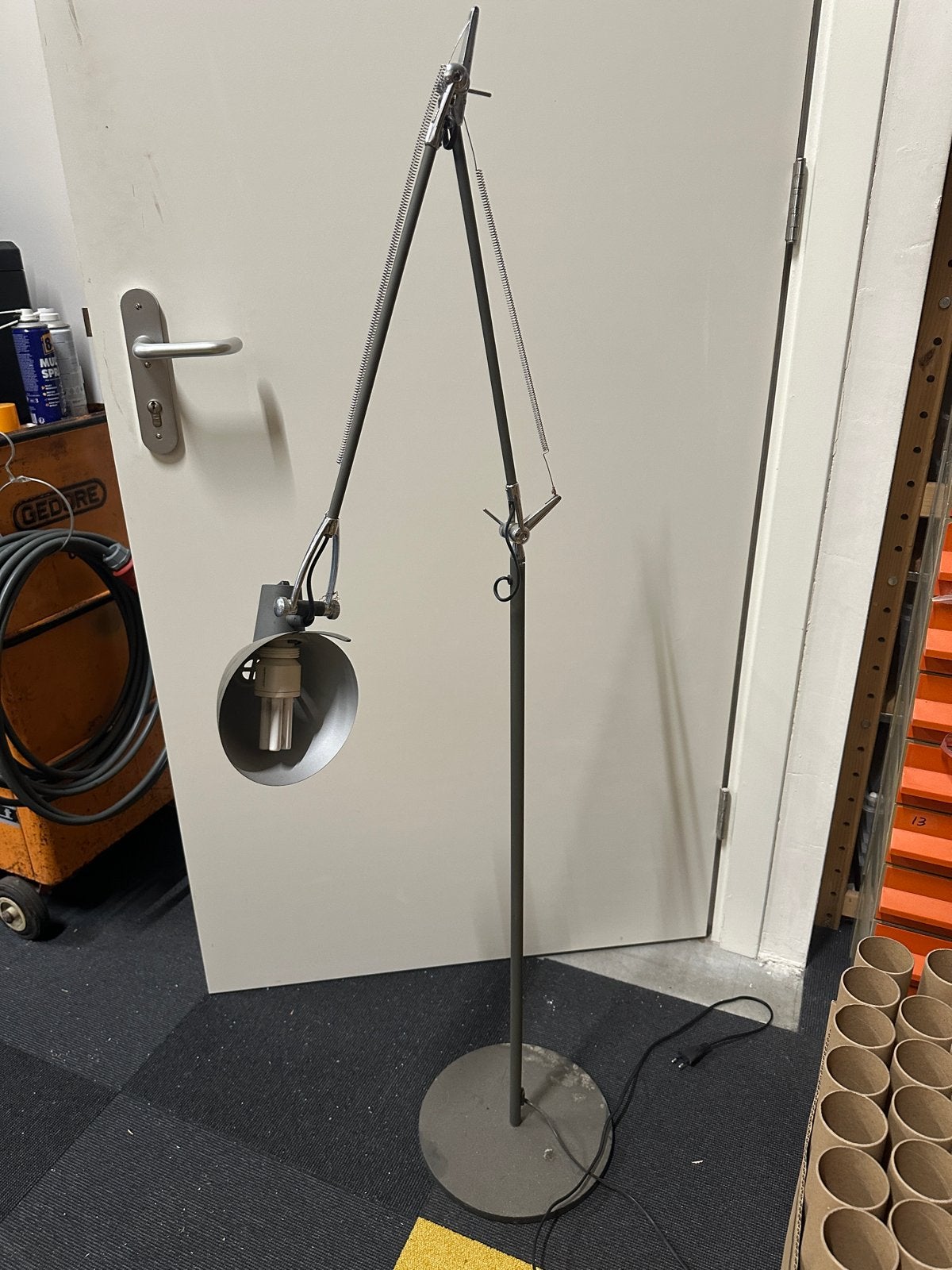 Massive Staande Lamp - Trapsgewijs Hoogte 75/130/185 cm, Ophalen, Gebruikt, E27 (groot), Metaal