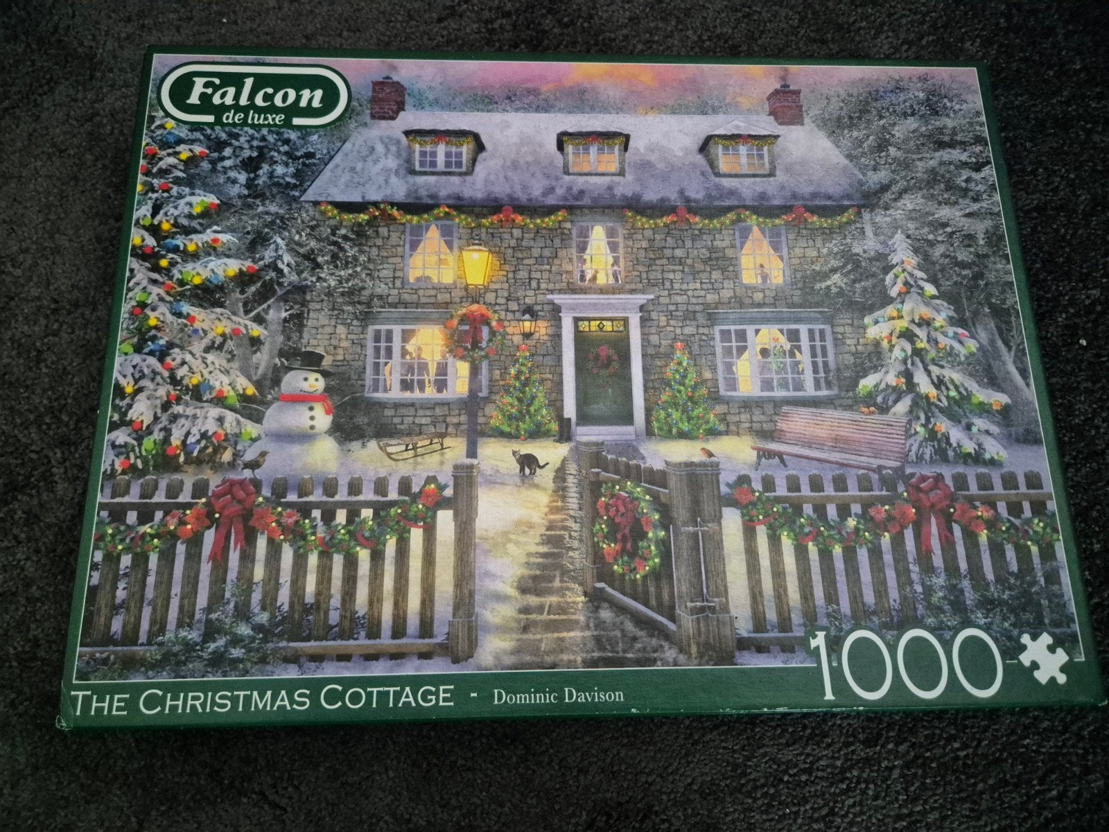Falcon puzzel 1000 stukjes, Hobby en Vrije tijd, Ophalen of Verzenden, 500 t/m 1500 stukjes, Zo goed als nieuw