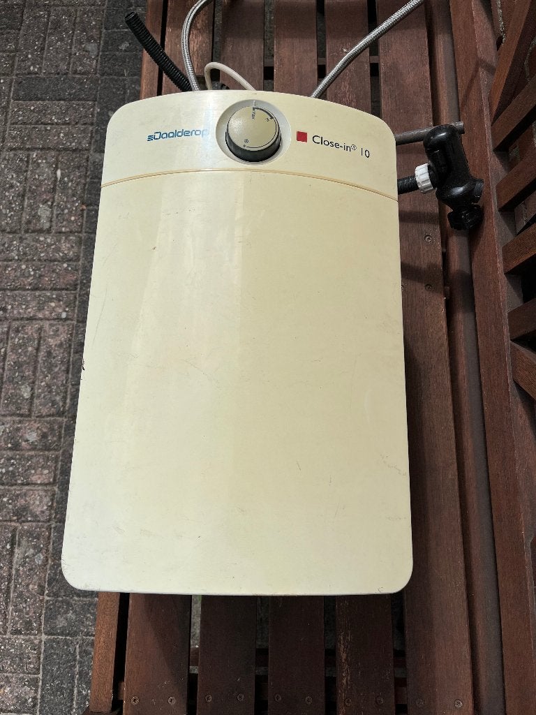 Daalderop close in boiler 10L, 2 liter of meer, Ophalen, Gebruikt