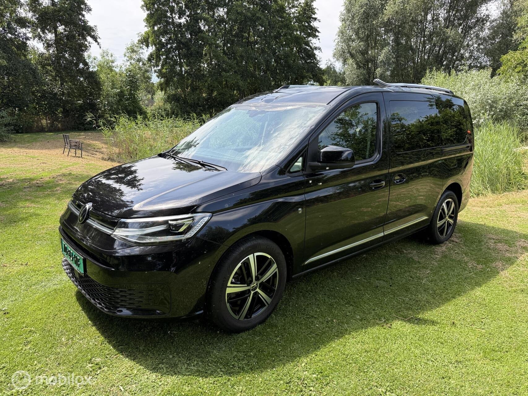 Volkswagen Caddy MAXI 7 Persoons 2025 schade € 21.250,-, 1498 cc, Weetniet, Volkswagen, Zwart