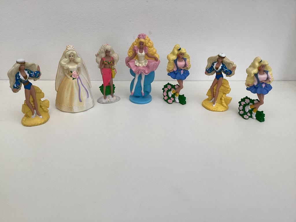 Vintage Barbie figuren jaren ‘90 Macdonalds, Ophalen of Verzenden, Gebruikt