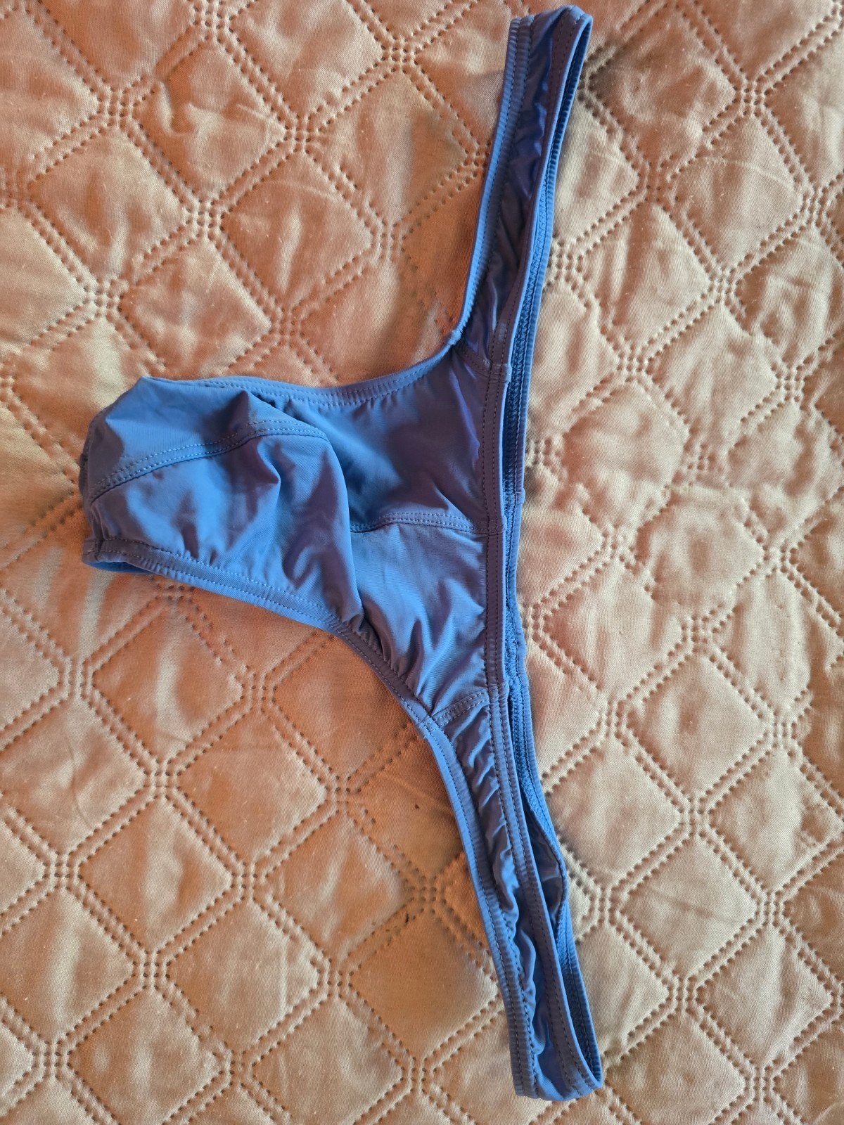 Heren string - Blauw maat M, Ophalen of Verzenden, Blauw, Onbekend, Slip