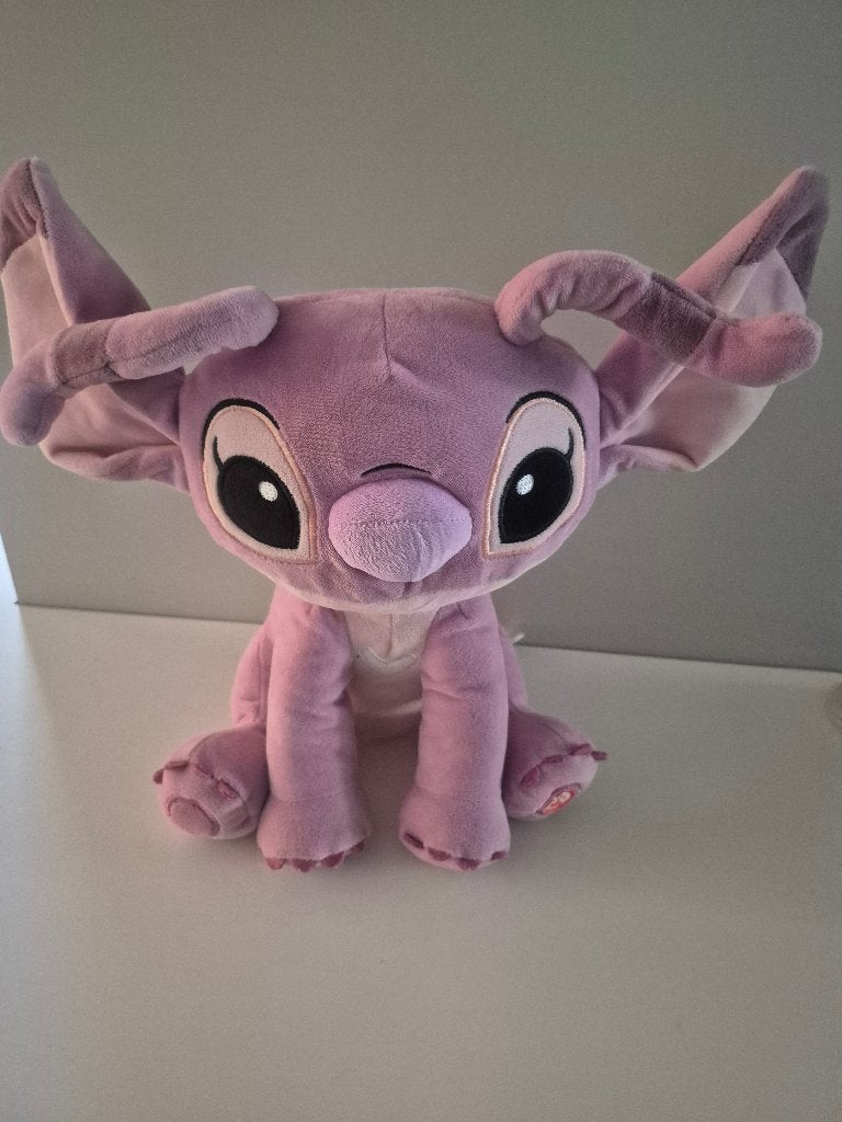 Disney angel stitch knuffel met licht, Verzamelen, Disney, Ophalen of Verzenden, Overige figuren, Gebruikt, Knuffel