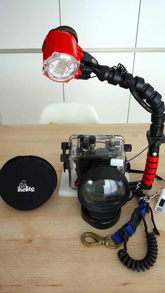ONDERWATER FOTOCAMERA SET, Ikelite, Meer dan 40 meter, Inclusief onderwaterhuis, Refurbished