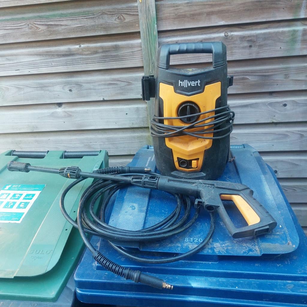 Hilvert hogedrukreiniger, Tuin en Terras, Hogedrukreinigers, Ophalen of Verzenden, Gebruikt, Elektrisch