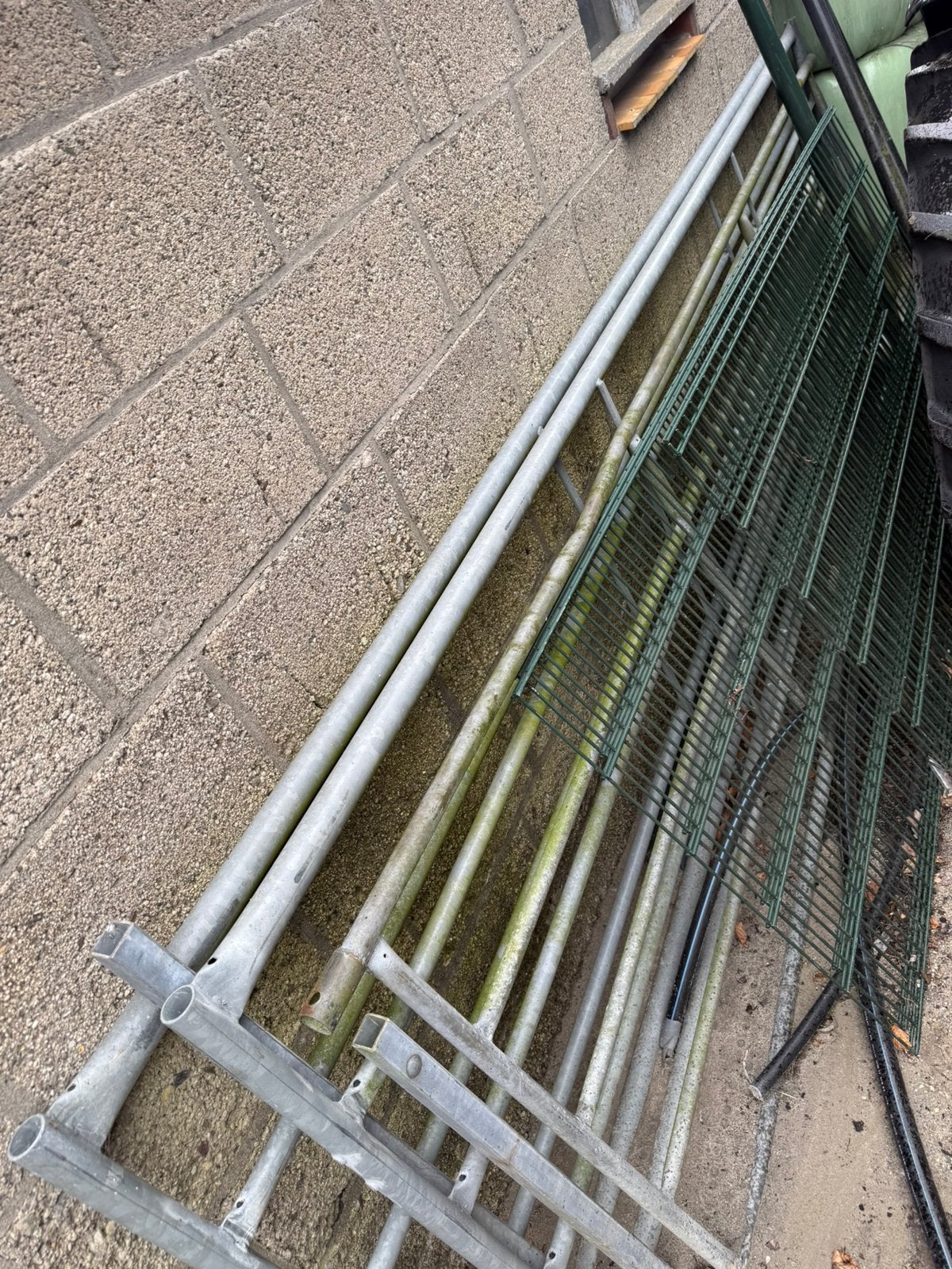 Landbouw hek, weide hek, Ophalen, Gebruikt, IJzer, Sierhekwerk