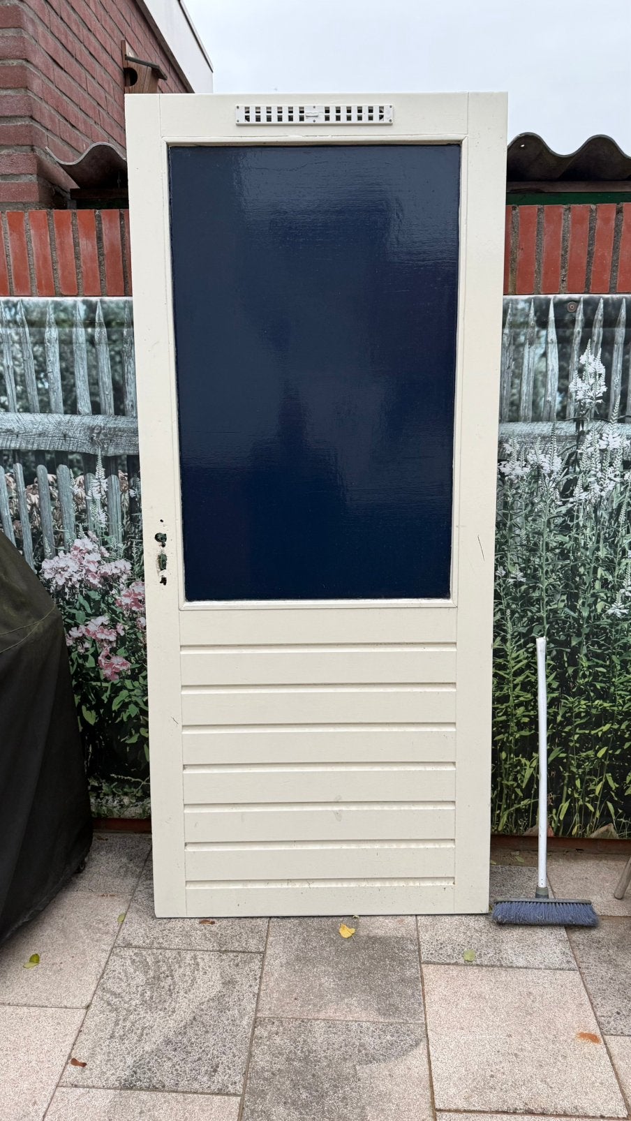 Buitendeur 211x91,4, Ophalen, Gebruikt, 80 tot 100 cm, Buitendeur