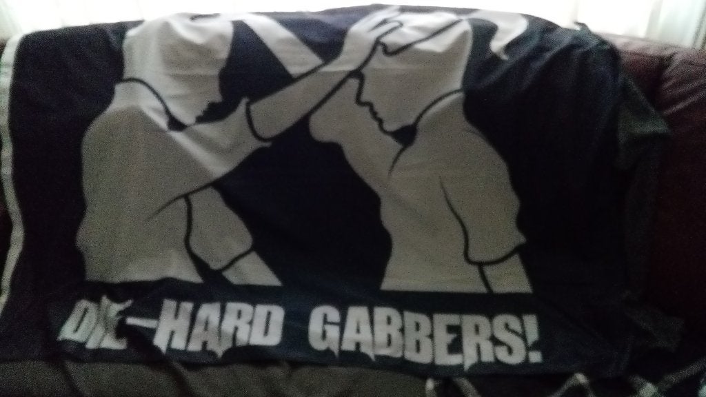 die hard gabbers vlag, Ophalen of Verzenden, Nieuw