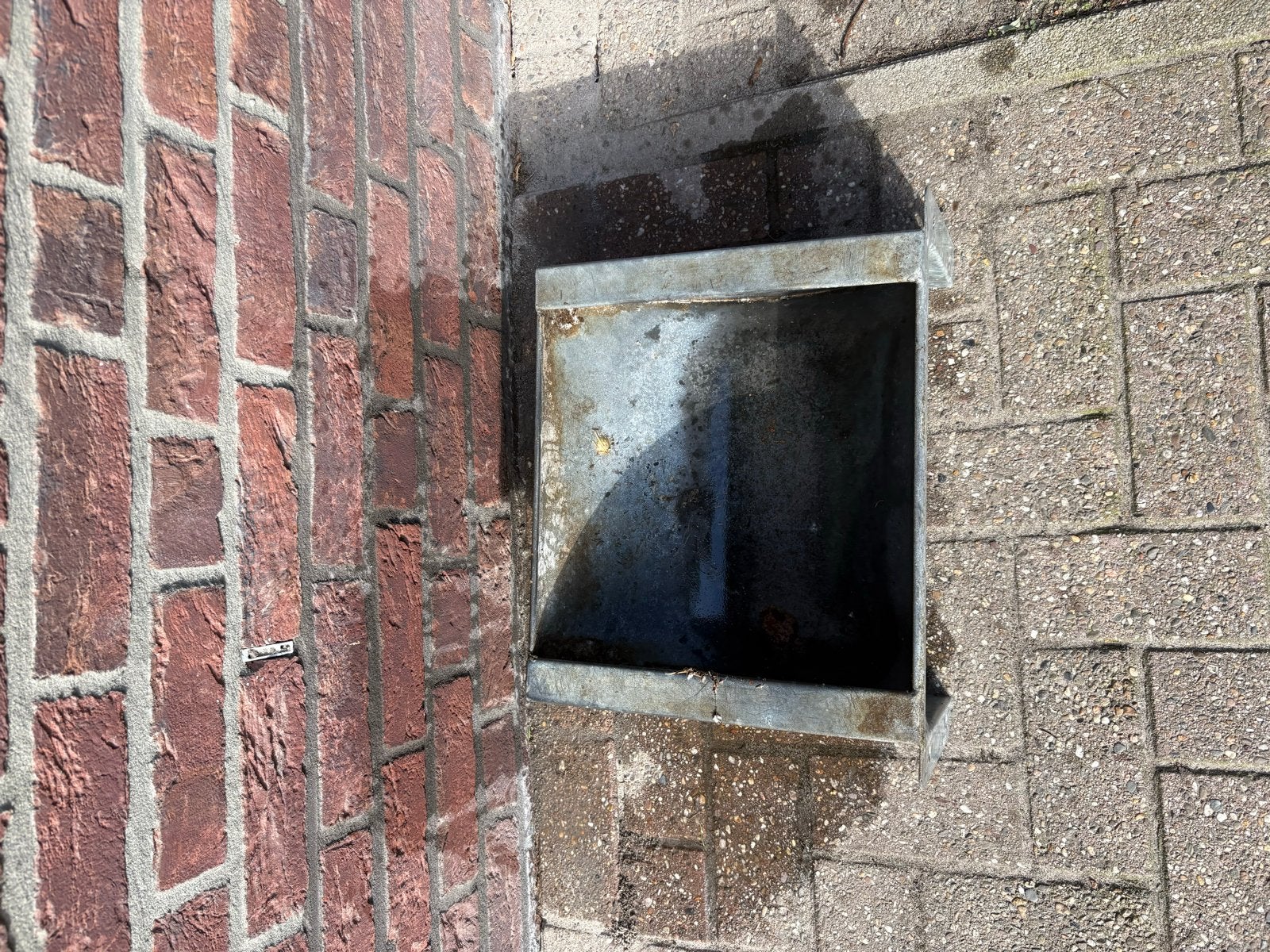 Metalen paardenbak, Dieren en Toebehoren, Ophalen, Gebruikt