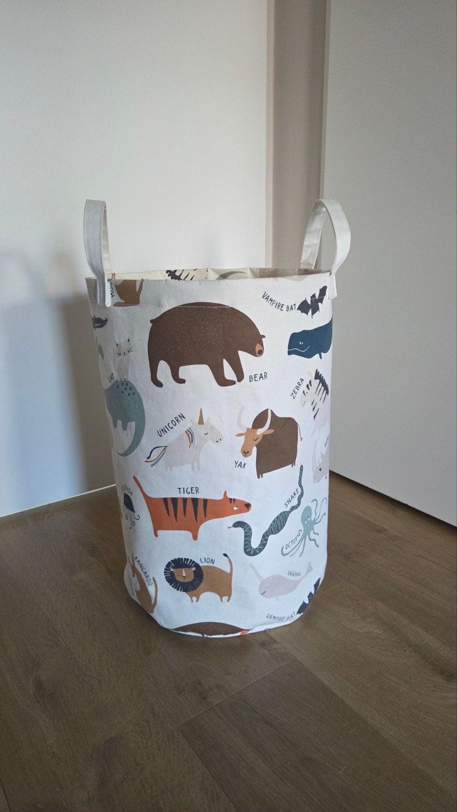 H&M Opbergzak Speelgoedzak Kinderkamer Dieren Thema, Ophalen, Zo goed als nieuw
