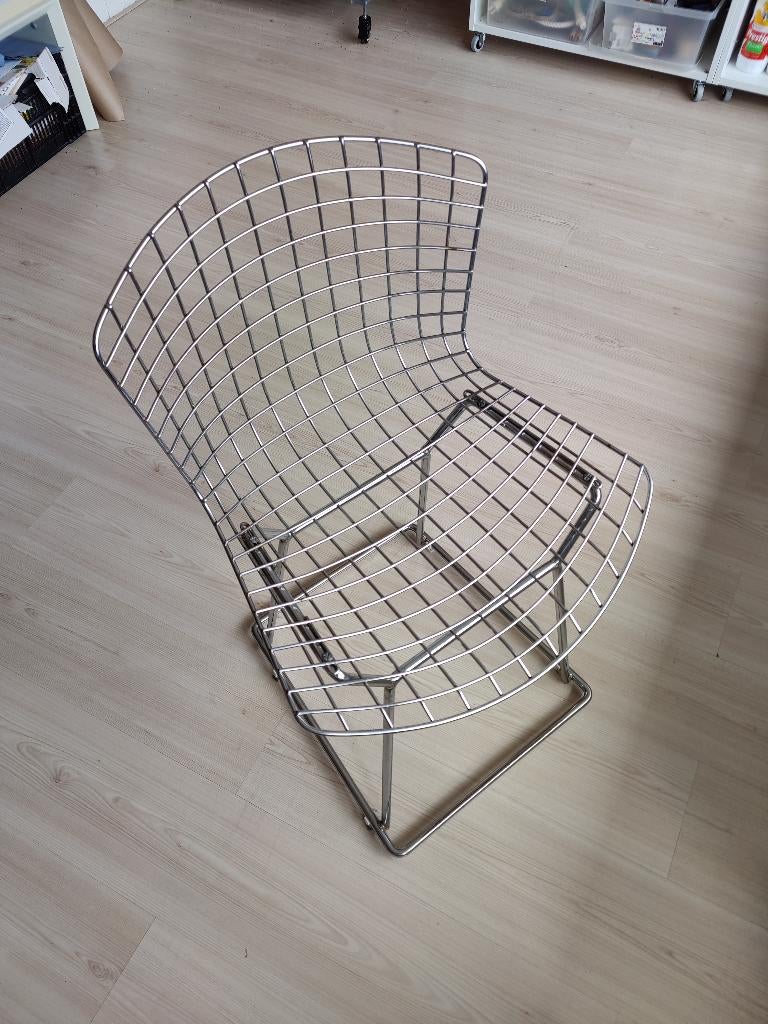 Bertoia Wire Side Chair x2, Huis en Inrichting, Ophalen, Gebruikt, Twee, Overige kleuren