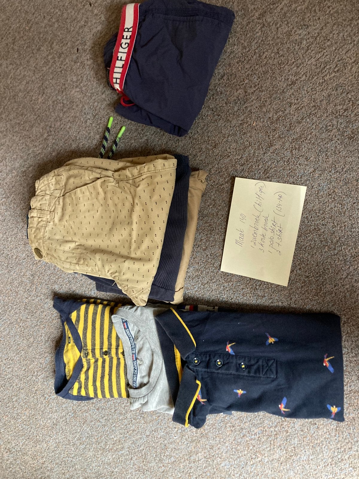 Pakket jongens zomerkleding maat 140, Ophalen of Verzenden, Zo goed als nieuw, Jongen, Overige typen
