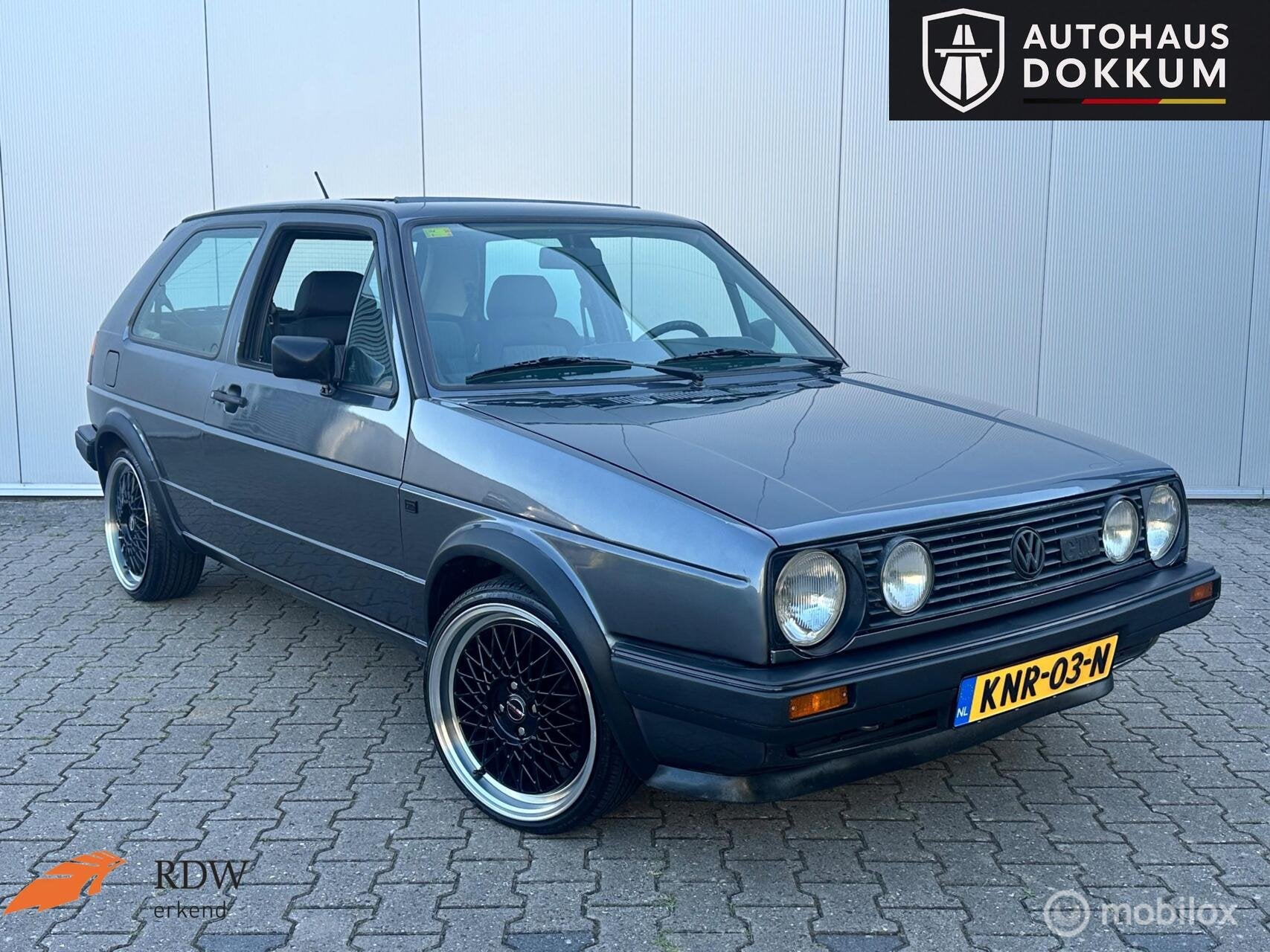 Volkswagen Golf 2 1.6 GTD Oldtimer / Wegenbelastingvrij, Auto's, Voorwielaandrijving, Stof, Gebruikt, Airconditioning