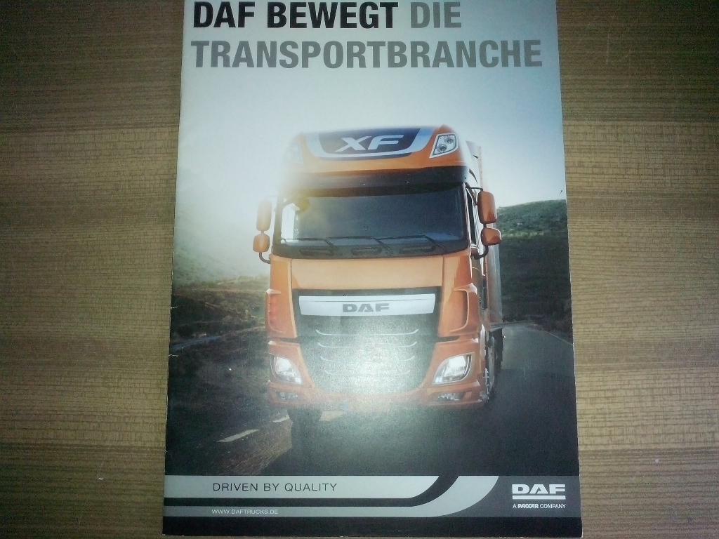2x brochures folders DAF CF XF LF bij Transporteurs uit NL+D, Ophalen of Verzenden, Zo goed als nieuw, Overige merken