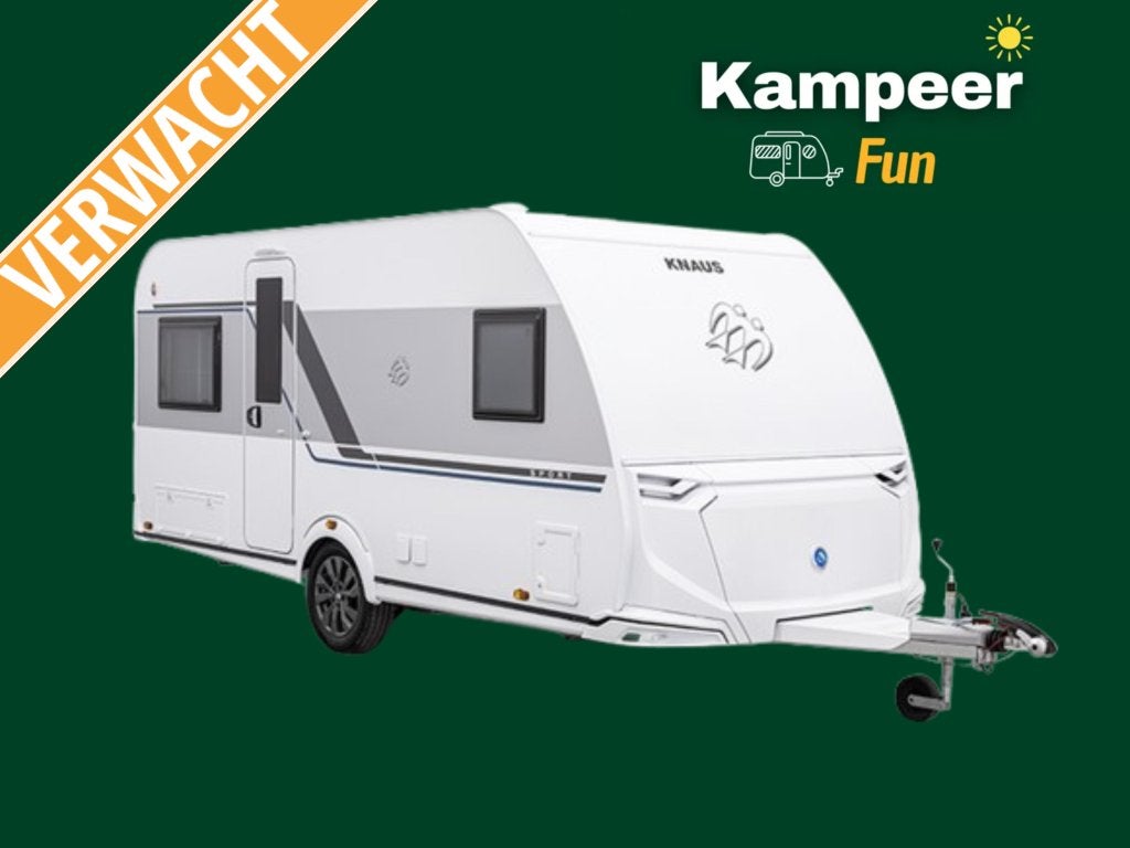 Knaus Sport 540 FDK - Stapelbed Airco - Mover - Voortent, Caravans en Kamperen, Dwarsbed, Schokbreker, Particulier, 5 tot 6 meter