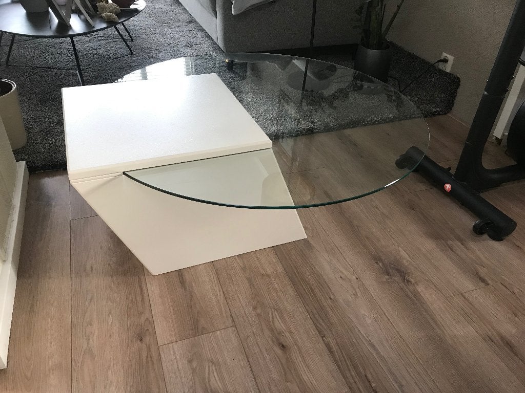 Salontafel, Ophalen, Gebruikt, 50 tot 100 cm, Rond