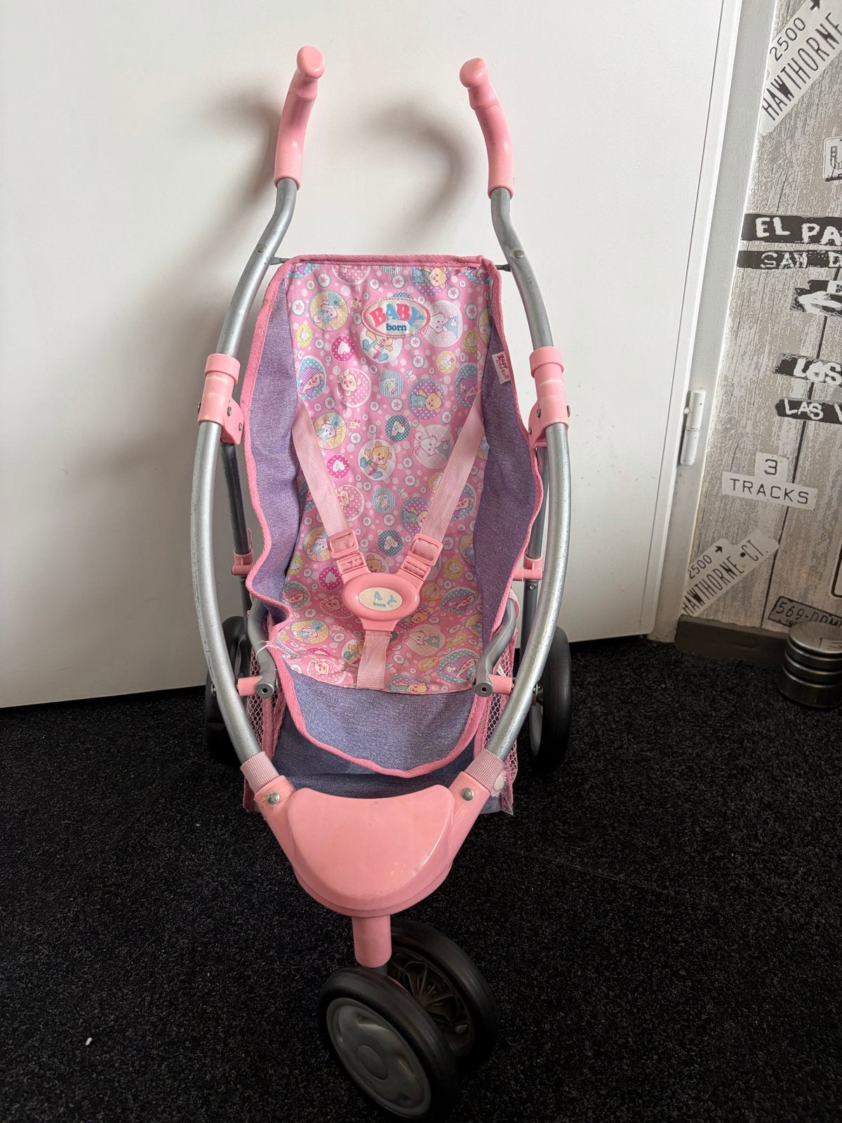BABY born poppenwagen roze, Kinderen en Baby's, Speelgoed | Poppen, Ophalen, Gebruikt, Babypop