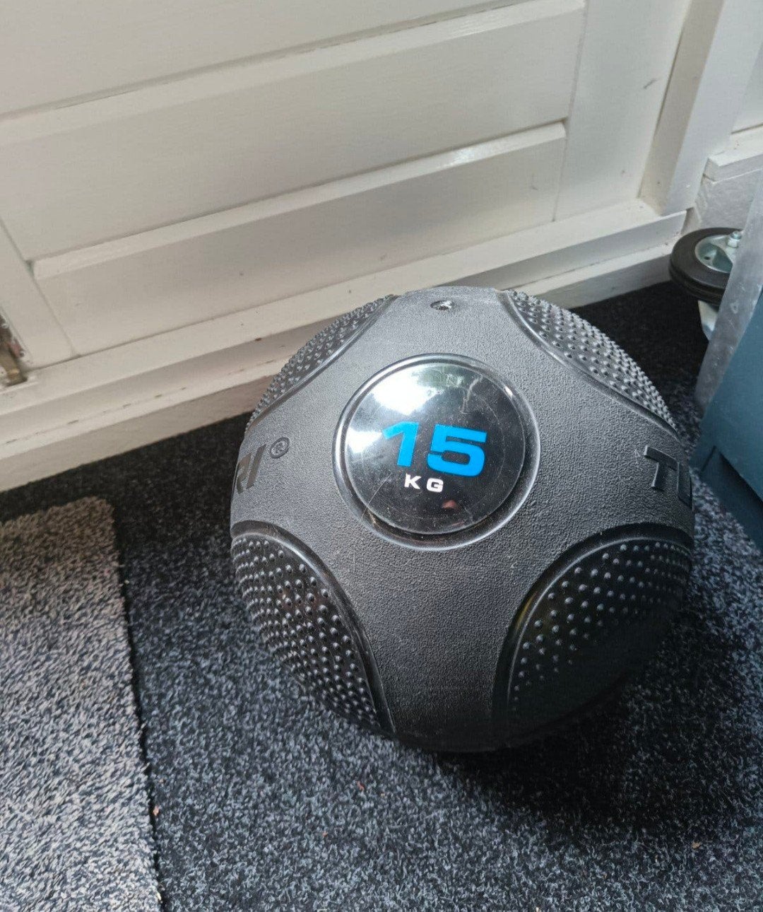Tunturi Medicijnbal 15 kg - Zo goed als nieuw, Ophalen, Zo goed als nieuw, Benen, Medicijnbal