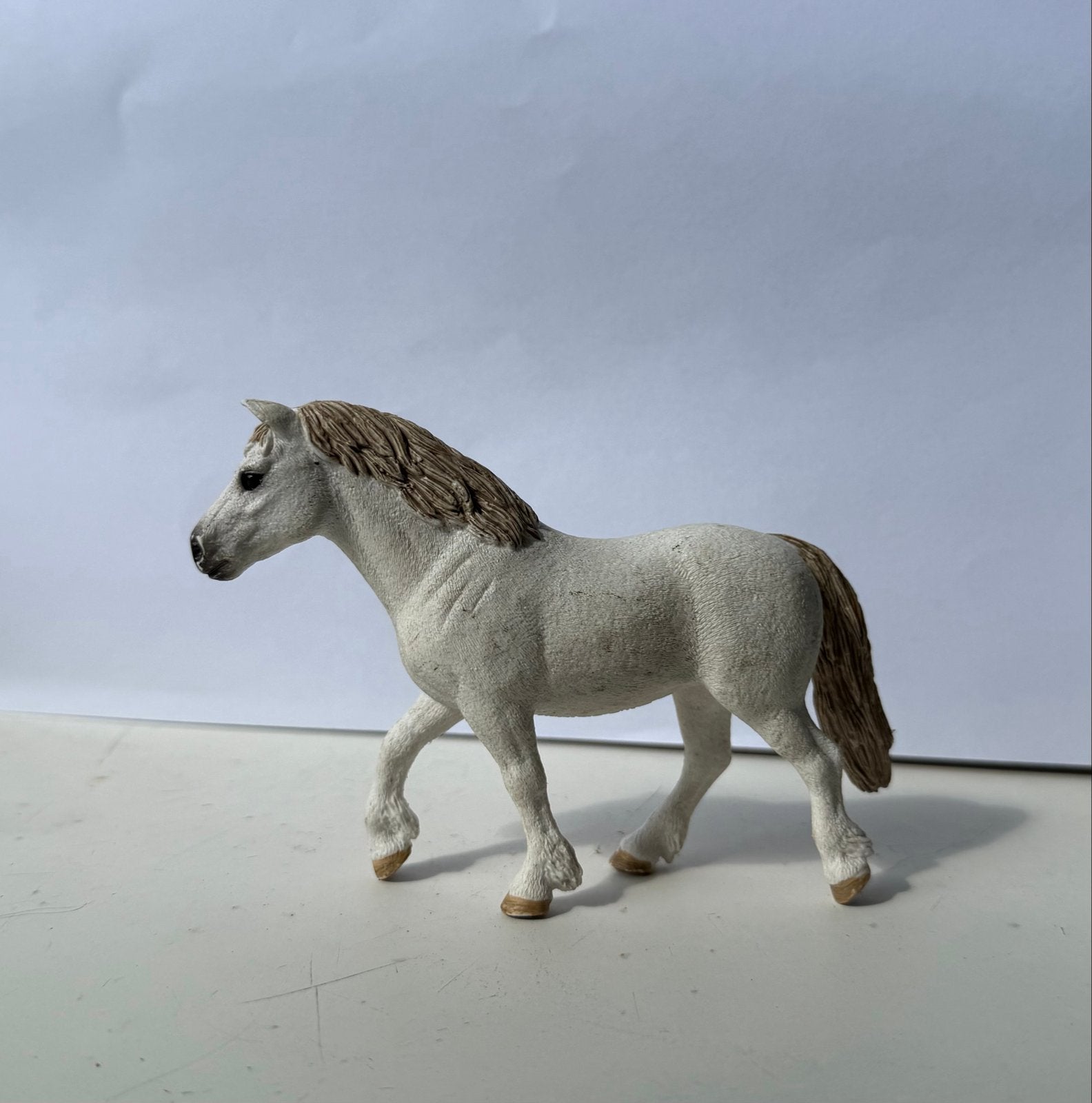 Ouder model rijpony ruin speelgoedfiguur, Ophalen of Verzenden