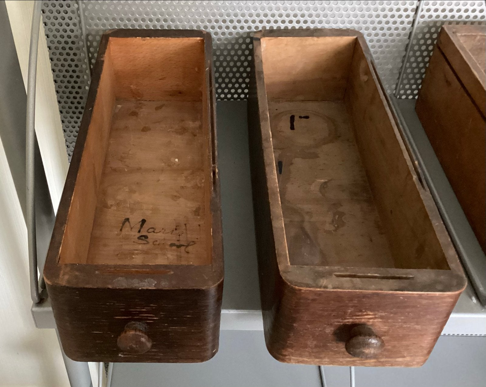 Antieke houten lades van een kast, Ophalen of Verzenden