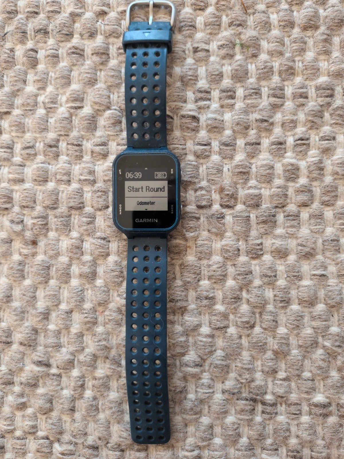 Garmin Approach S20 GPS Golfhorloge met Oplader, Gebruikt, Zwart, Garmin, Ophalen of Verzenden