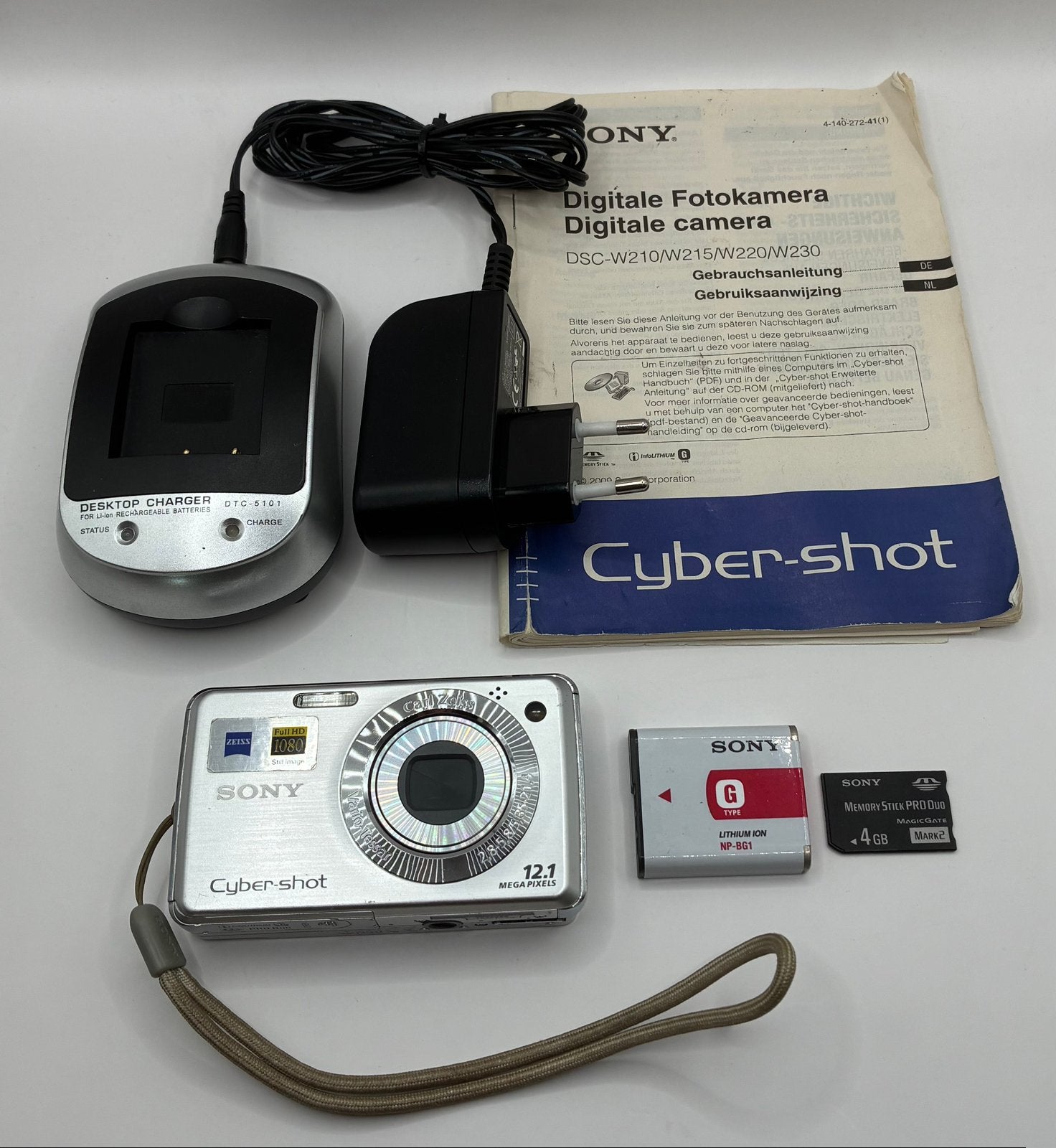 Sony Cyber-shot DSC-W230 - compact camera, Ophalen of Verzenden, Zo goed als nieuw
