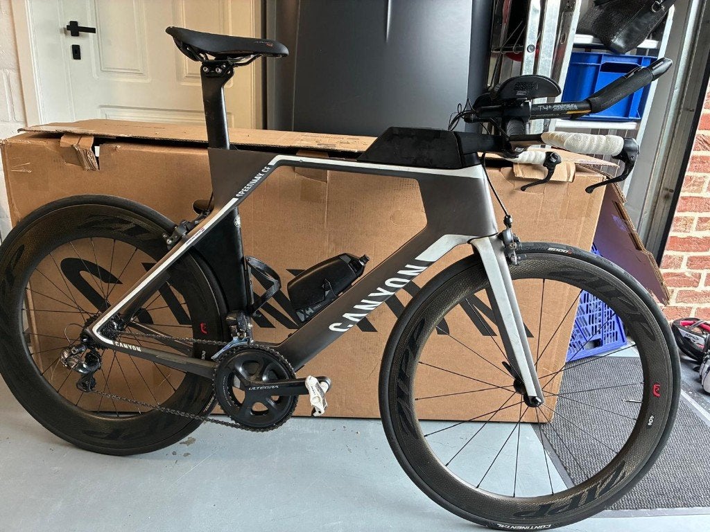 Canyon Speedmax CF SL 9.0  maat L, Fietsen en Brommers, Gebruikt, Carbon, Meer dan 20 versnellingen, 53 tot 57 cm