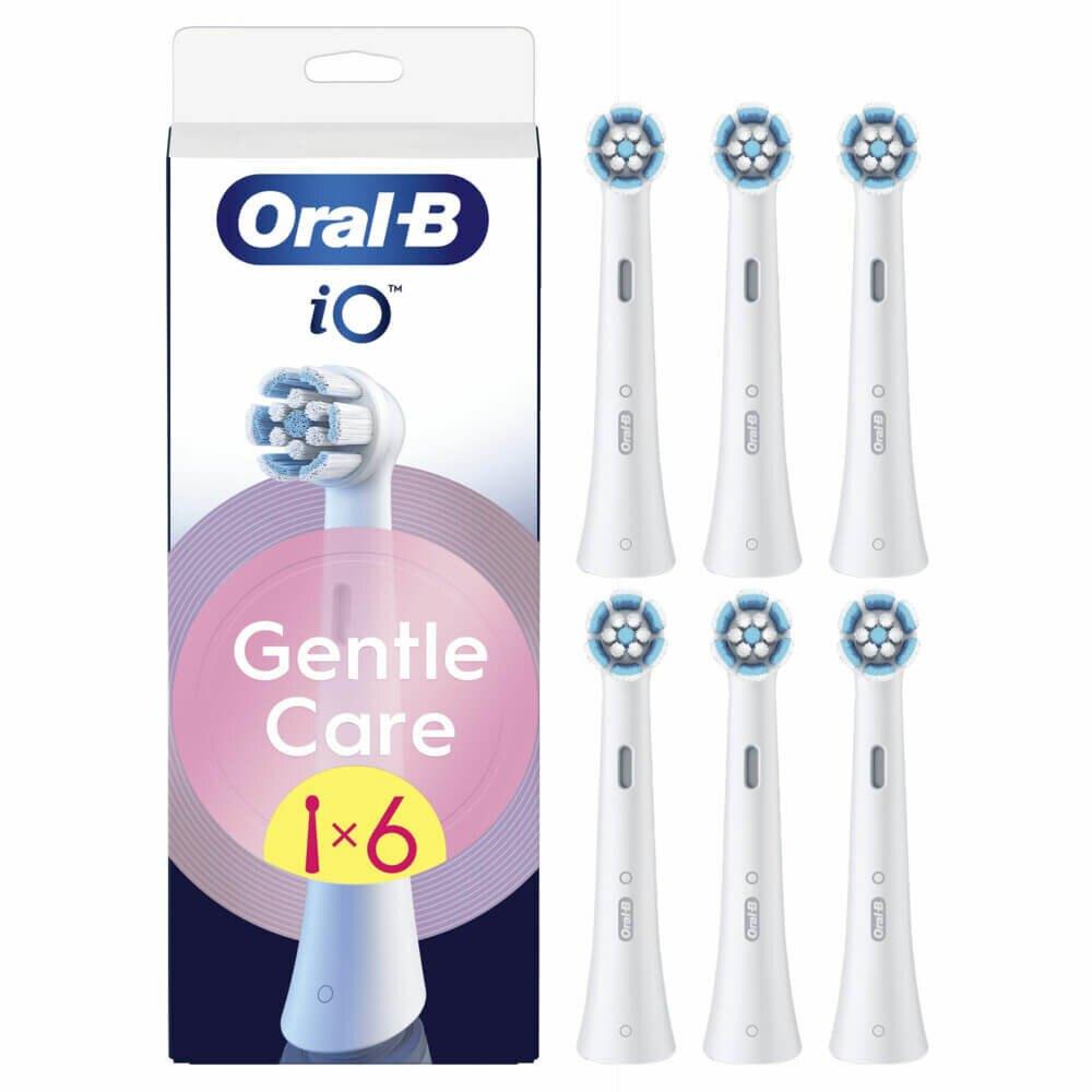 Oral-B iO Gentle Care Opzetborstels 6 Stuks Wit, Ophalen, Nieuw, Opzetborstel