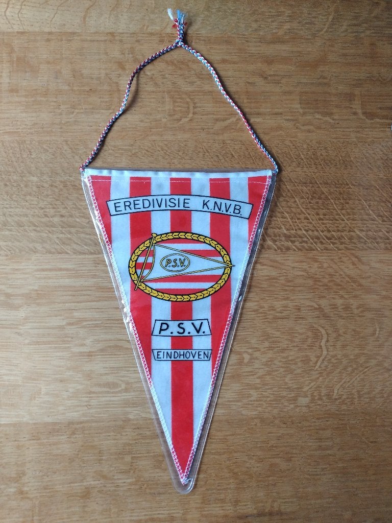 Vintage PSV voetbalwimpel  Jaren 70/80., Ophalen of Verzenden, Zo goed als nieuw, PSV, Vaantje of Sjaal