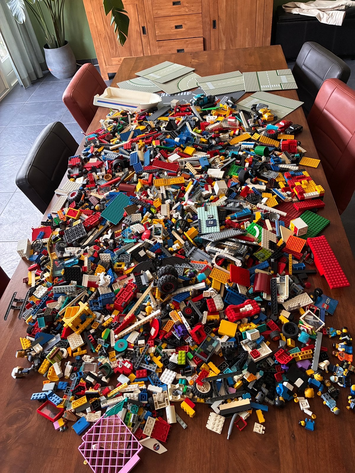 Lego partij bijna10 kilo veel, Gebruikt, Lego, Ophalen of Verzenden, Inclusief minifiguren