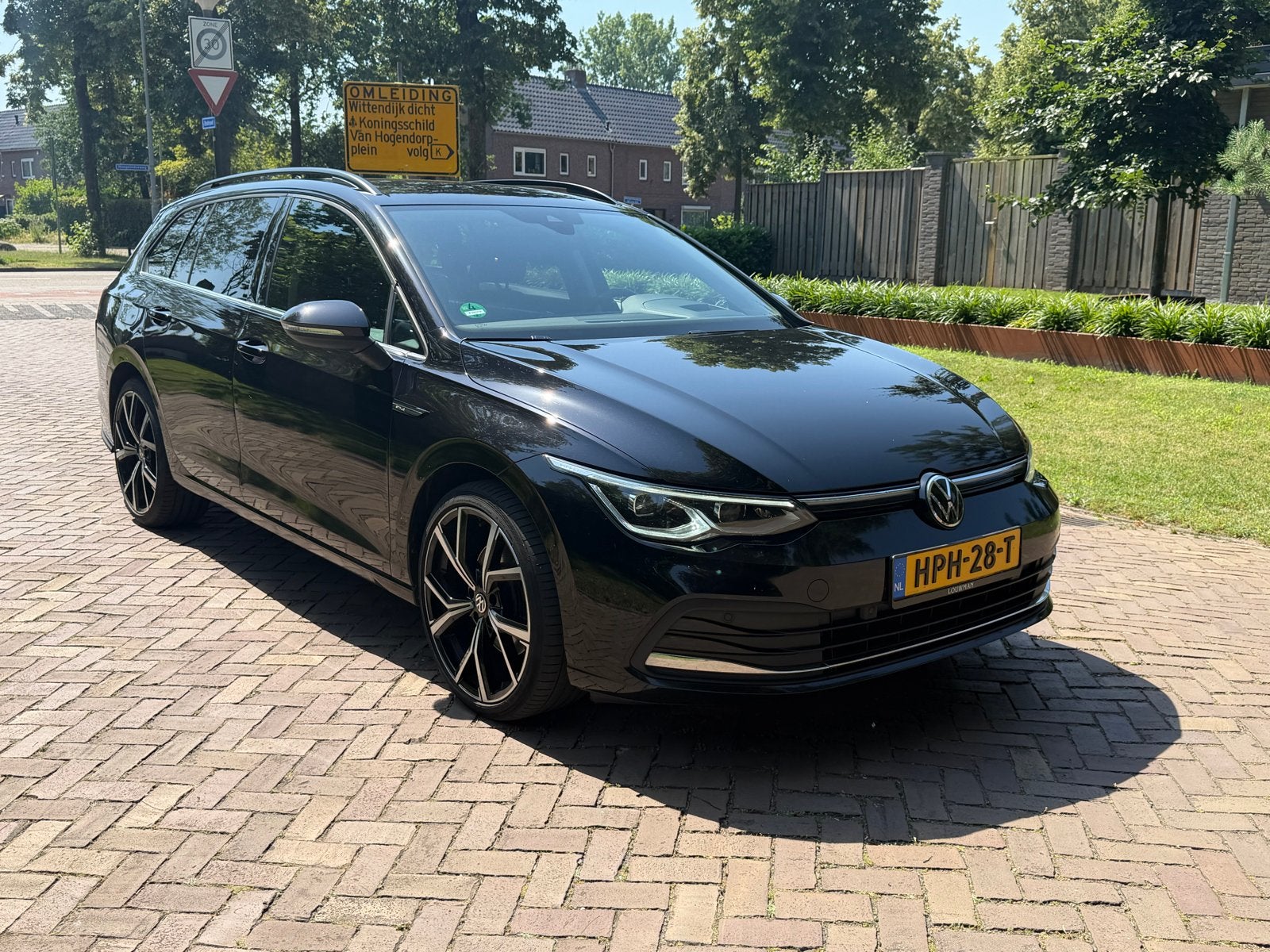 Volkswagen Golf Variant 2.0 TDI 150pk Dsg-7 2021 Zwart, Auto's, Volkswagen, 4 cilinders, Zwart, Stationwagon, Diesel