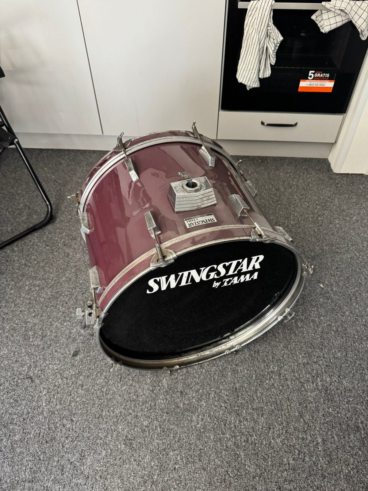 Vintage Tama Swingstar Drumstel + Complete Hardware, Muziek en Instrumenten, Drumstellen en Slagwerk, Ophalen, Gebruikt, Tama
