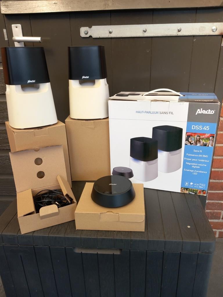 Nieuw! Alecto DSS-45 Draadloze Outdoor Speakerset, Ophalen of Verzenden, Nieuw, Overige merken