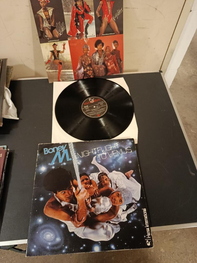 Boney M. - Nightflight to Venus (Mist disc 2), Gebruikt, Ophalen of Verzenden, 12 inch, Gatefold hoes