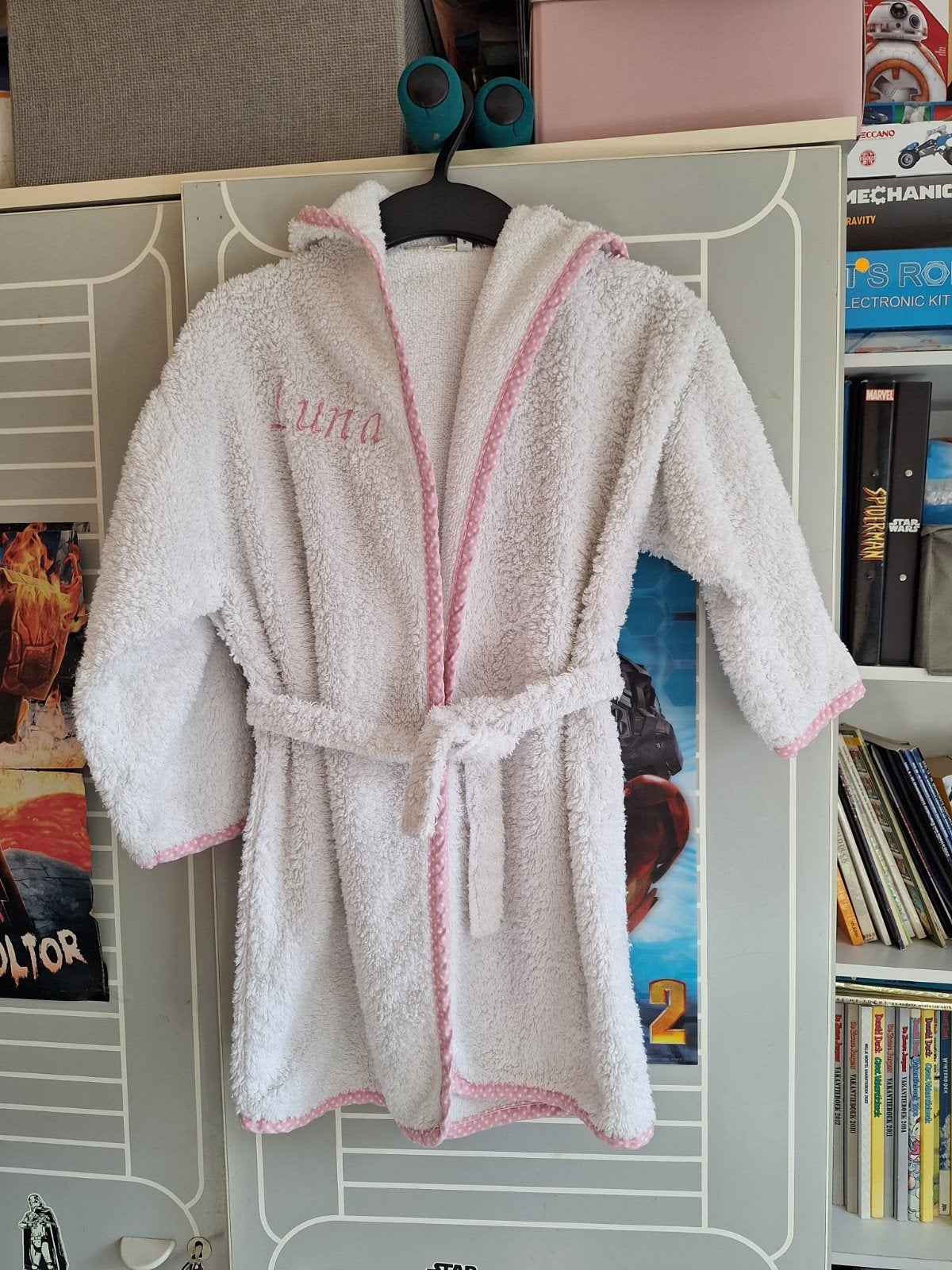 Badjas Luna maat 116 (6 jaar), Nacht- of Onderkleding, Meisje, Ophalen of Verzenden, Zo goed als nieuw