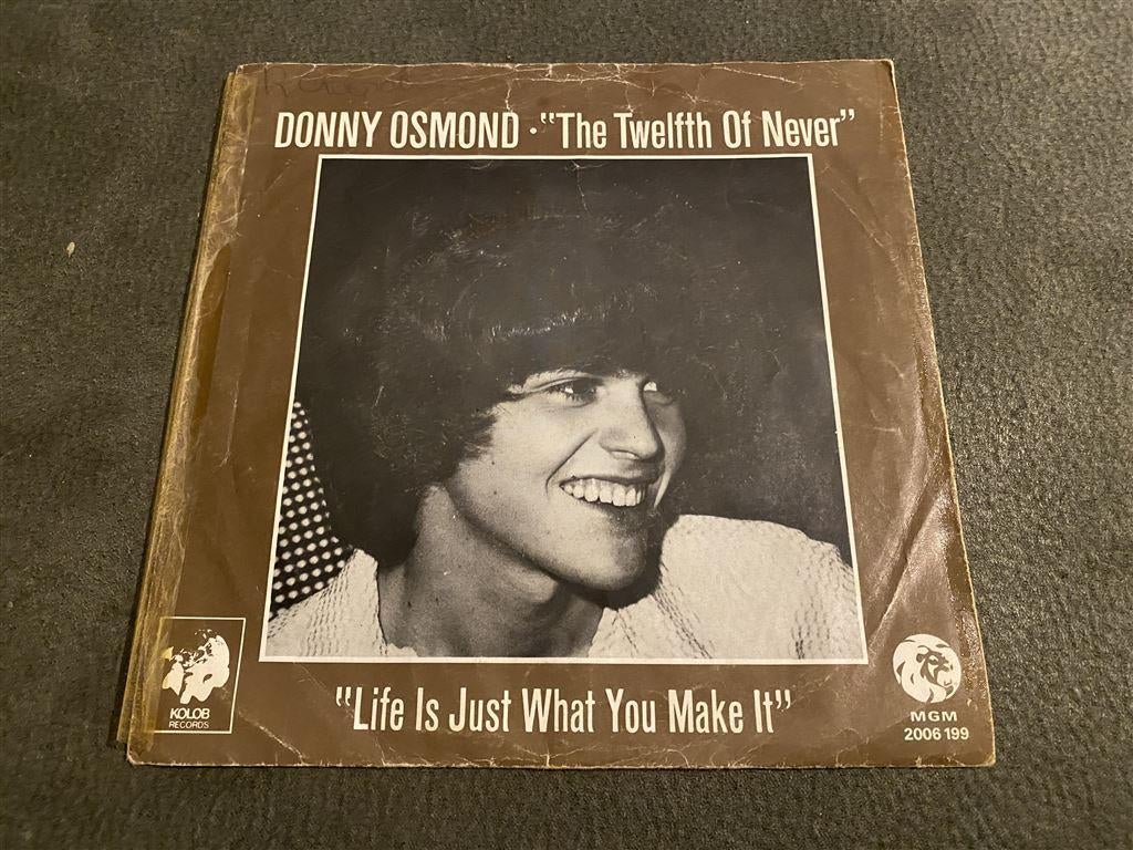 donny osmond - the twelfth of never singles [962], Cd's en Dvd's, Verzenden, Zo goed als nieuw, Pop