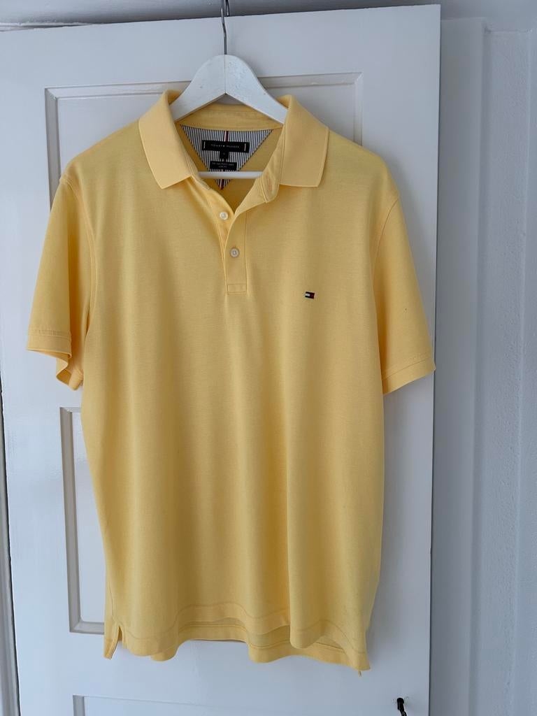 Nieuw! Tommy Hilfiger Heren Polo Slimfit Maat XL, Kleding | Heren, Polo's, Verzenden, Nieuw, Maat 56/58 (XL), Geel