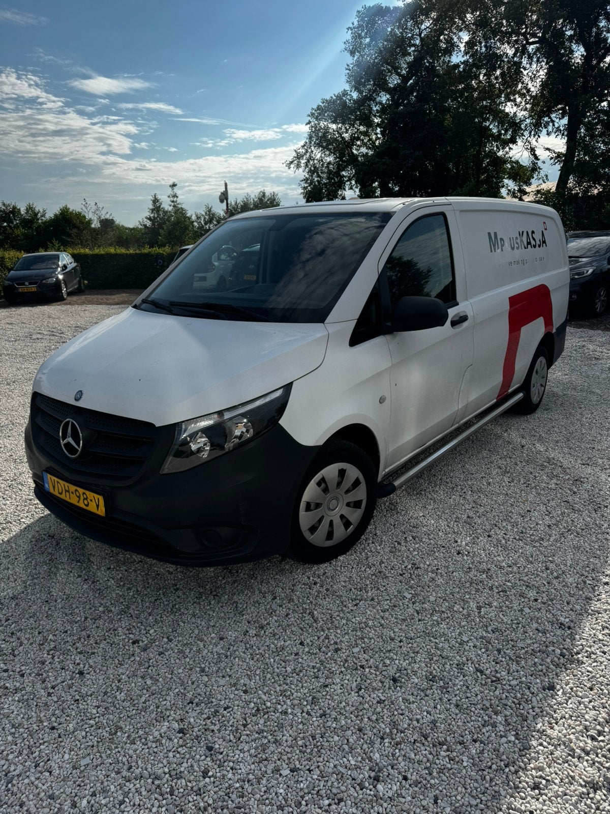 Mercedes-Benz Vito 1.6 CDI 84KW 2017, Auto's, Stof, Zwart, Wit, Mercedes-Benz