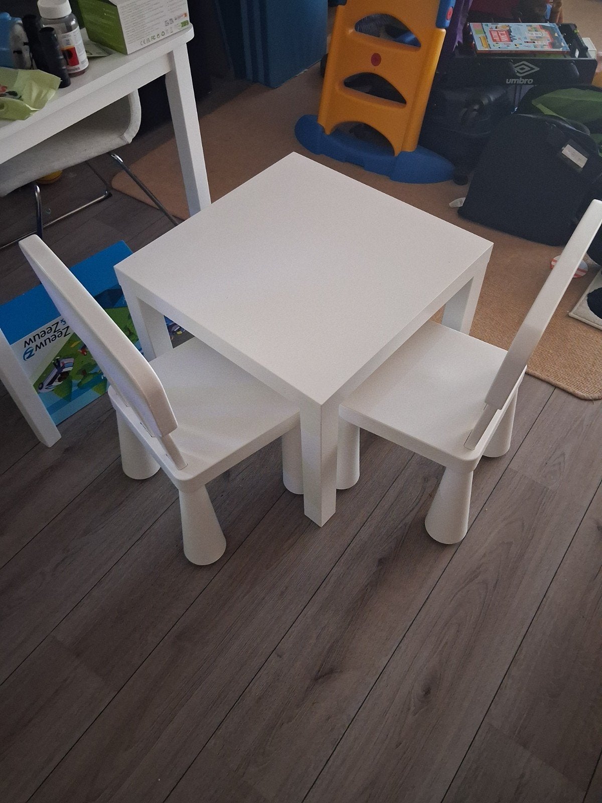 tafel met 2 stoelen ikea, Ophalen, Zo goed als nieuw, Stoel(en)