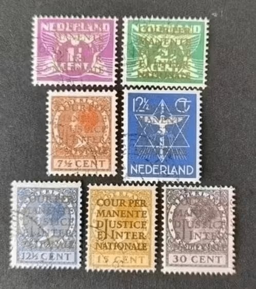 nederland nvph D9 tm D15, Postzegels en Munten, Ophalen of Verzenden, T/m 1940, Postfris