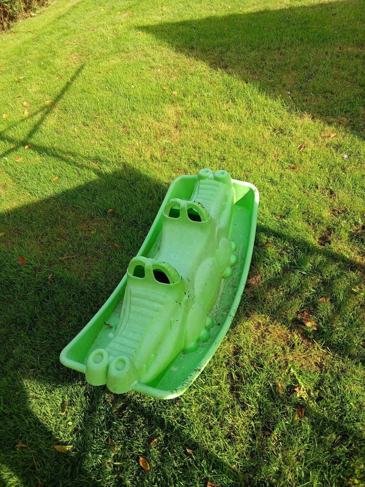 Groene krokodil wipwap voor kinderen, Ophalen, Gebruikt