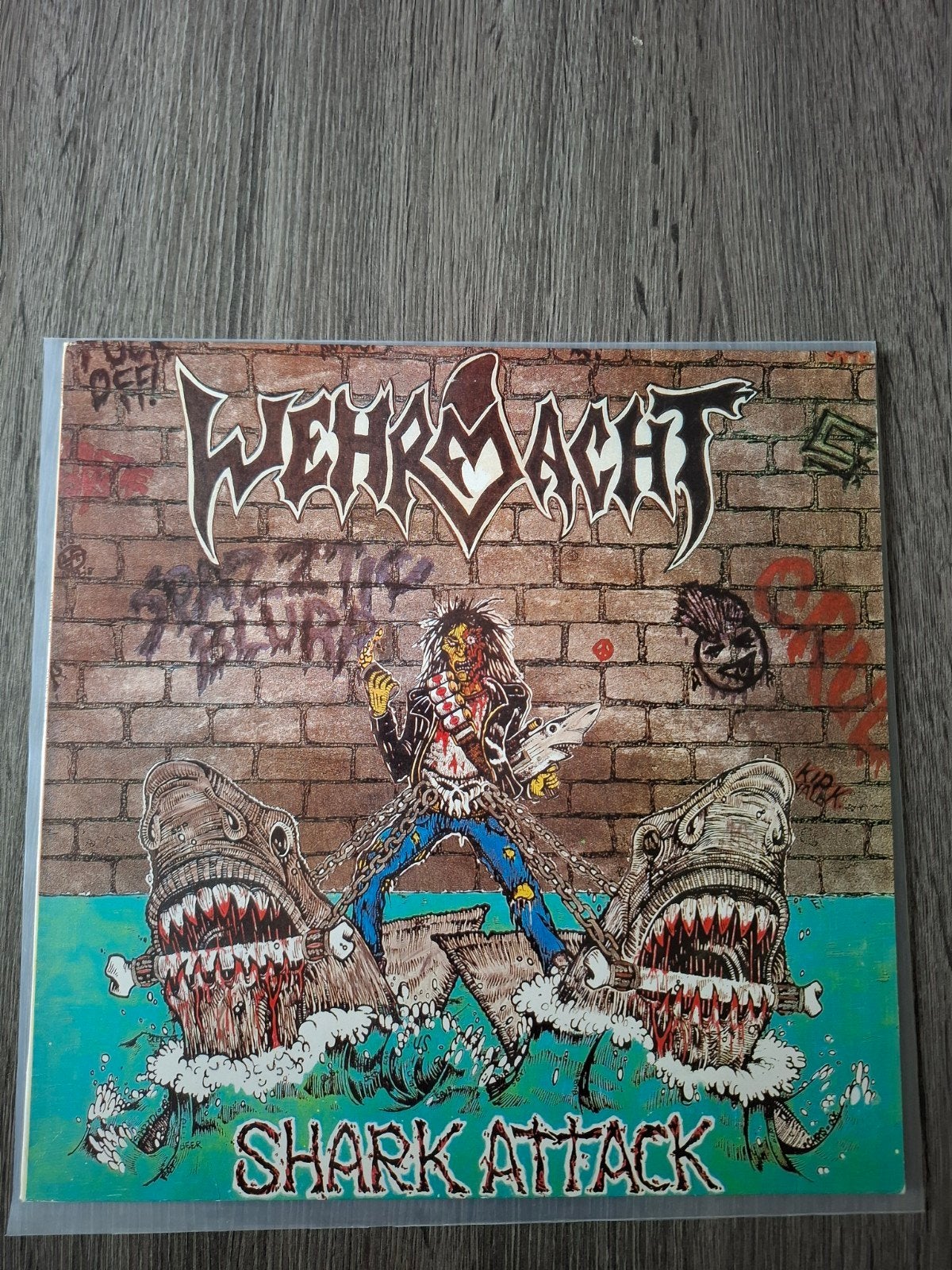 WHERMACHT- SHARK ATTACK LP, Cd's en Dvd's, Ophalen of Verzenden, Gebruikt