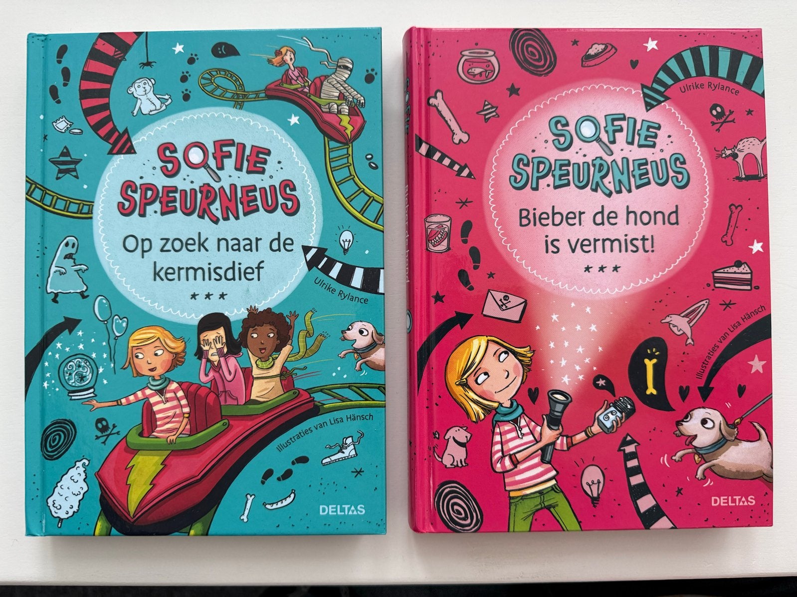 Sofie Speurneus Boeken: Bieber is bermist & de kermisdief, Ophalen of Verzenden, Zo goed als nieuw