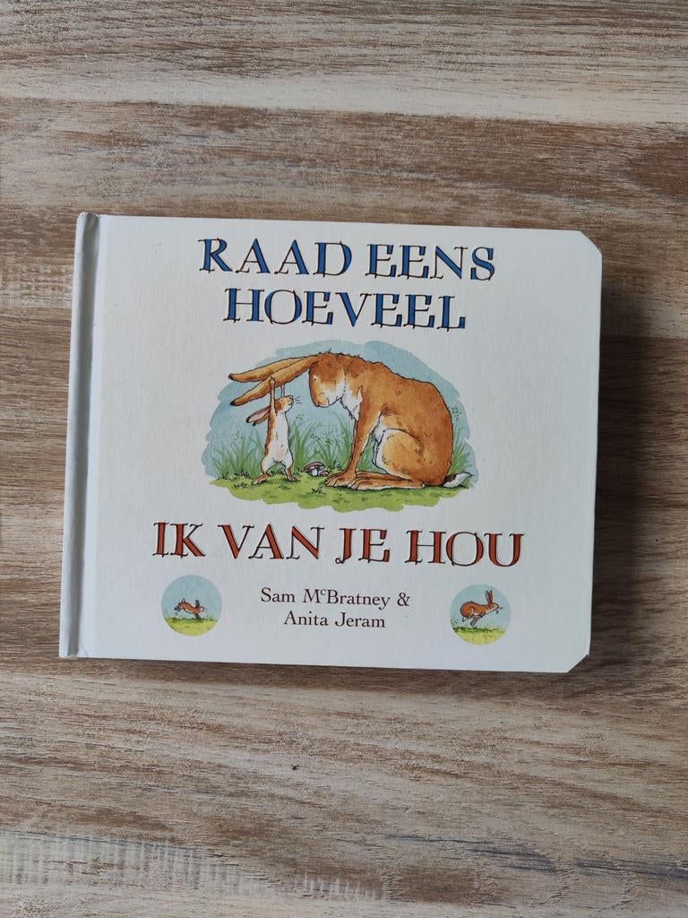 Raad eens hoeveel ik van je hou kartonboek, Ophalen of Verzenden, Zo goed als nieuw, Sam McBratney
