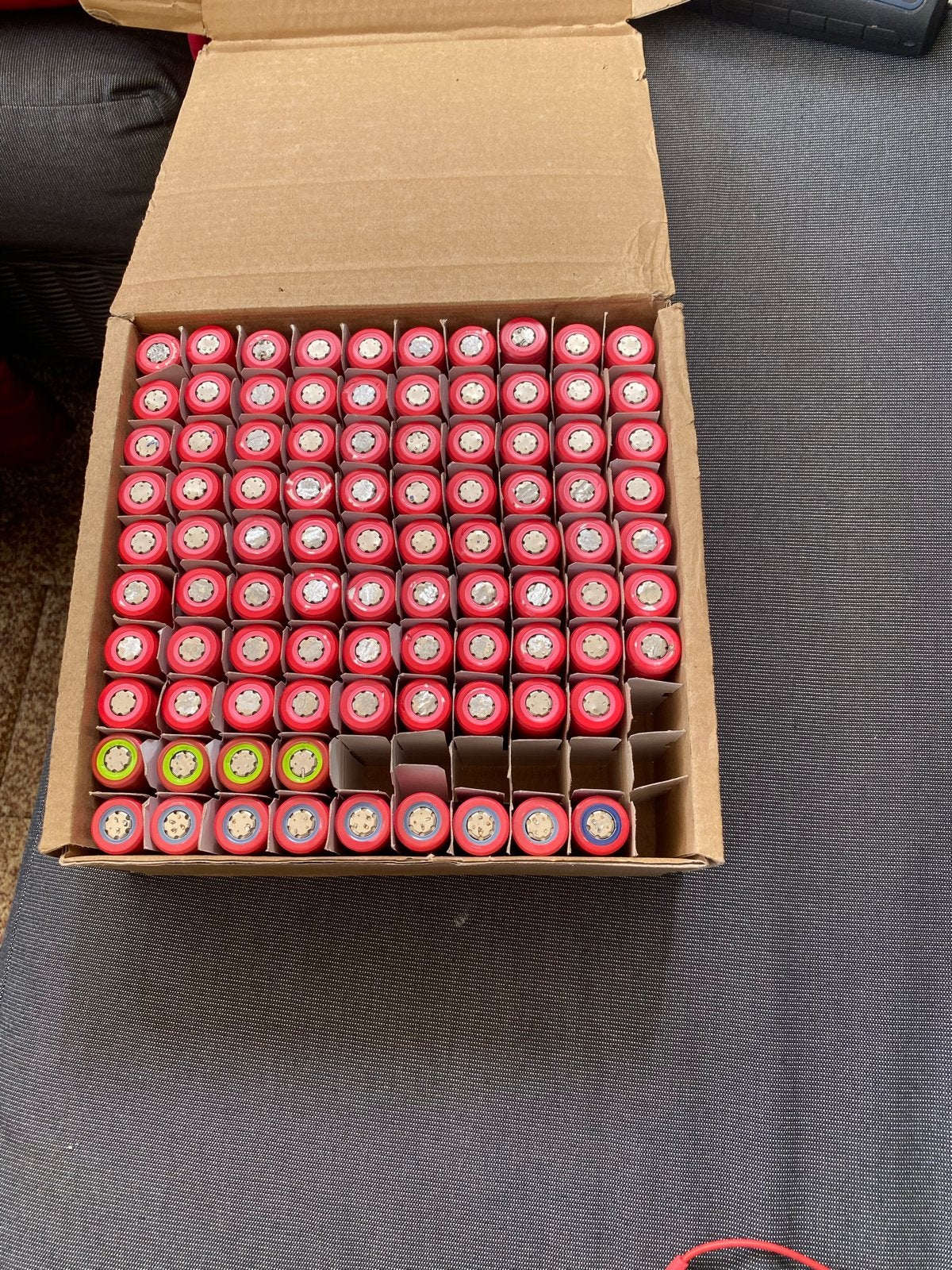 18650 Li-ion batterijen - Getest en Oplaadbaar, Ophalen, Gebruikt, Oplaadbaar