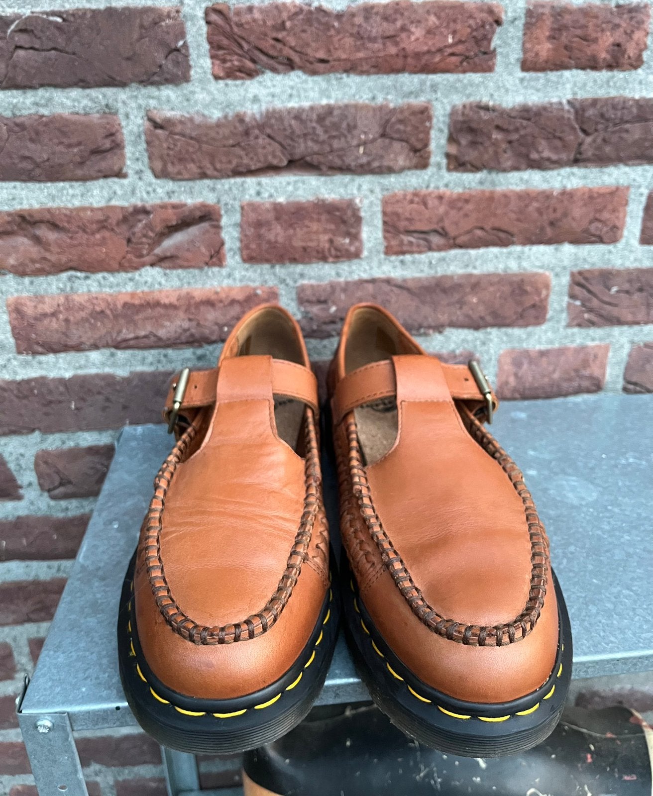 Dr. Martens Adrian T bar mary jane maat 43, Dr. Martens, Docs, Bruin, Docs