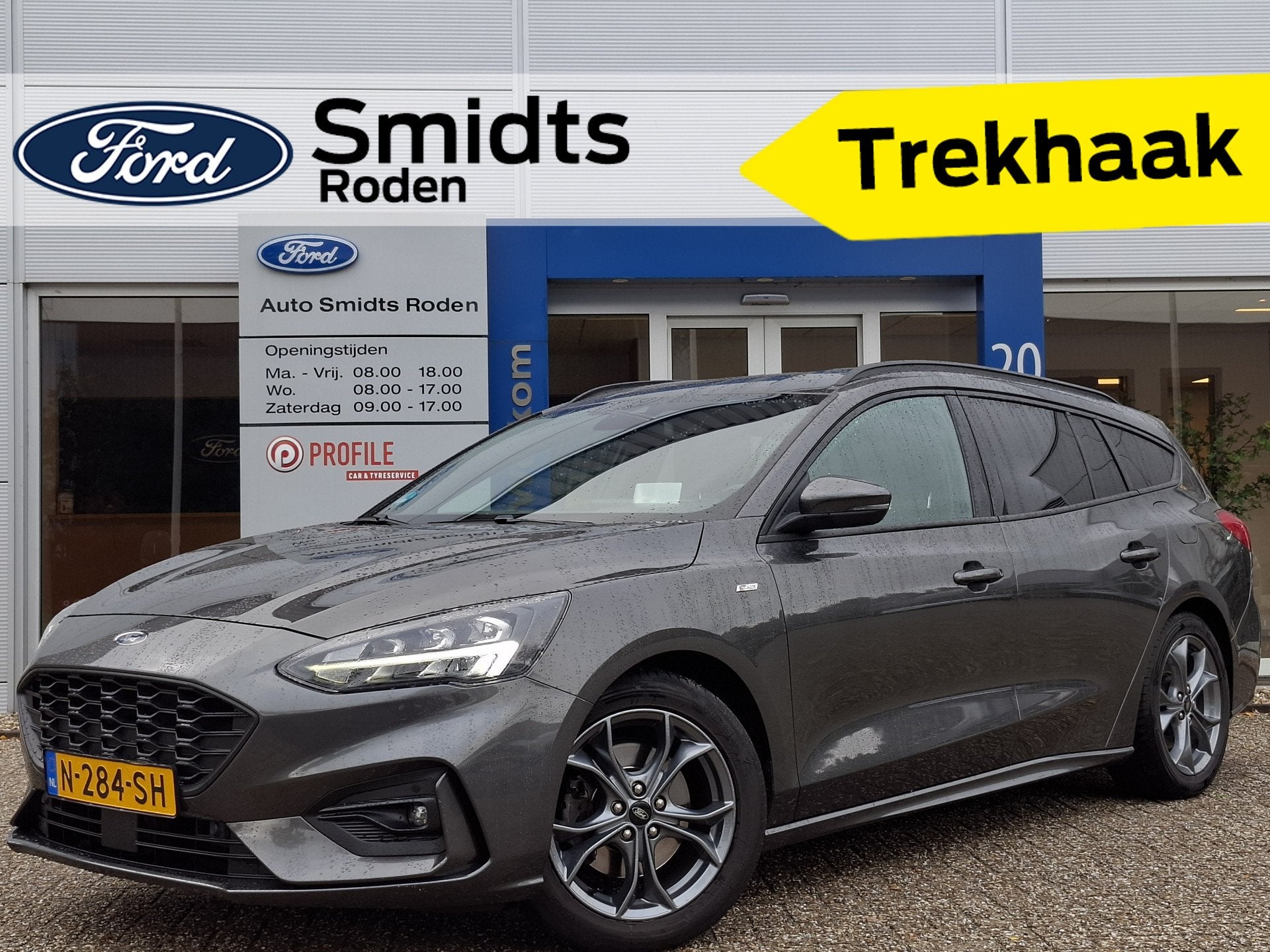 Ford FOCUS Wagon 1.0 EcoBoost Hybrid ST Line Business | Trek, Auto's, Stof, Gebruikt, Hybride Elektrisch/Benzine, Verwarmde buitenspiegels