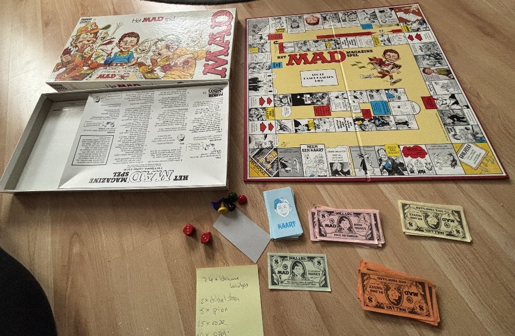 crux25,mad,quizt,kikker kwartet,sudoku,jenga,spellendoos, Ophalen of Verzenden, Zo goed als nieuw