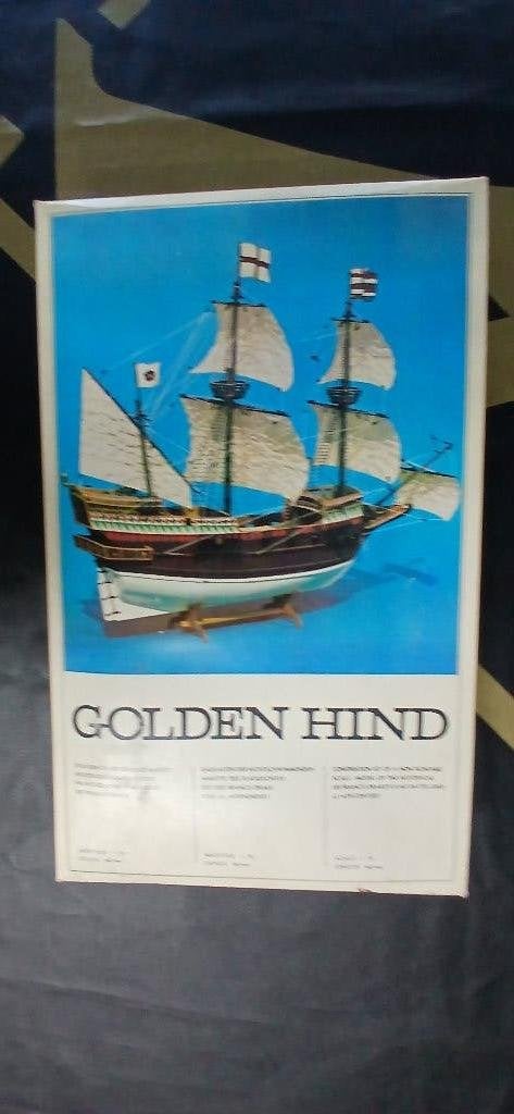 Modelbouwschip Golden Hind - Nieuw in doos, Overige merken, Nieuw, Ophalen of Verzenden, Groter dan 1:32